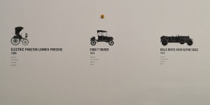 Zona didáctica - Sonido de los coches - Exposición automóviles Guggenheim Bilbao 2022