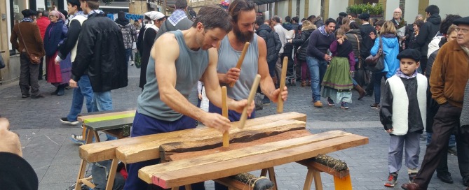 Txalaparta - Basque music instrument