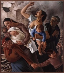 Madrid 1937 (Aviones negros) de Horacio Ferrer en el Reina Sofia estuvo en expo 1937 con el Guernica