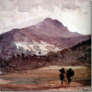 Monte La Rhune de Darío de Regoyos, 1886